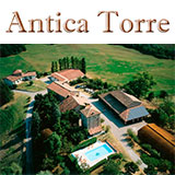 ntica Torre Salsomaggiore Terme con piatti tipici parmensi e atmosfera rustica del ristorante.