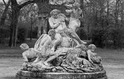 Il Gruppo del Sileno nel Parco Ducale di Parma