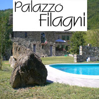 Agriturismo Palazzo Filagni Valmozzola con struttura storica immersa nel verde e proposta di soggiorno rurale.